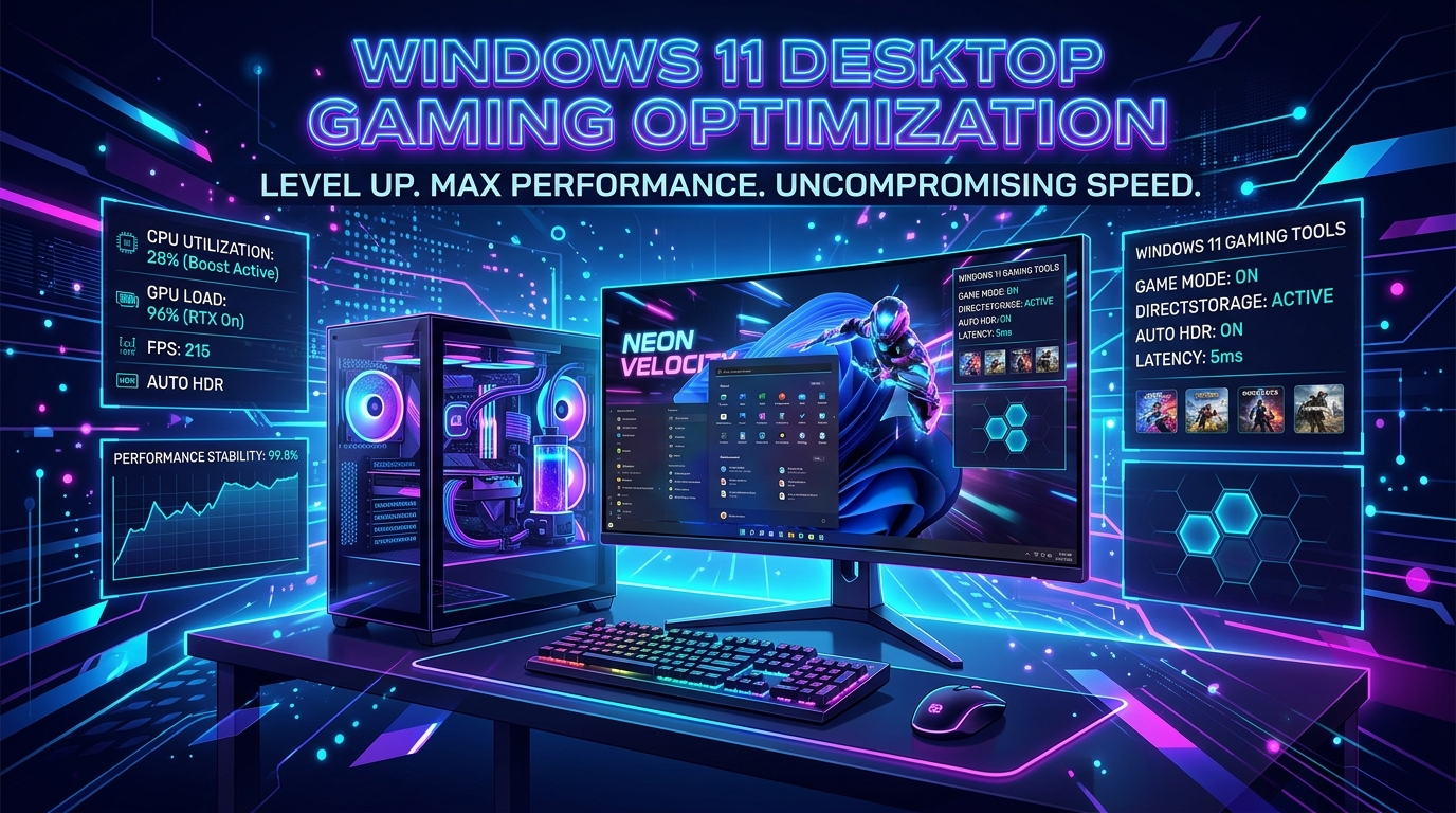 10 mẹo tối ưu Windows 11 giúp tăng tốc máy tính và chơi game mượt hơn 2026